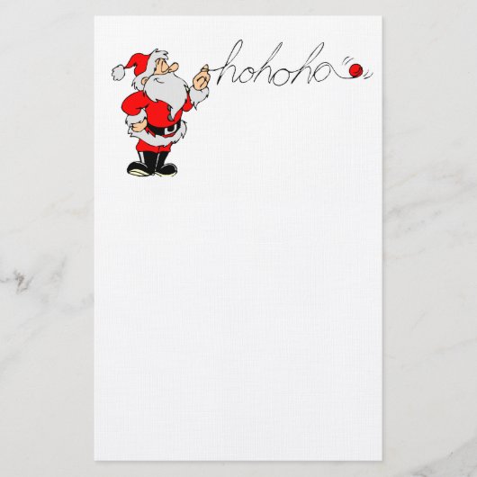 Papeterie Ho Ho Ho Père Noël (Devant)