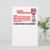 Papeterie Hollande Record Légions d'Honneur - En-tête (Debout devant)