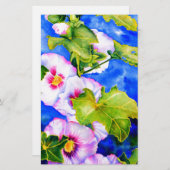 Papeterie Hollyhocks (Devant / Derrière)