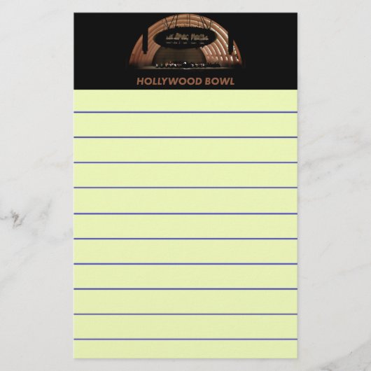 Papeterie Hollywood Bowl (Devant)
