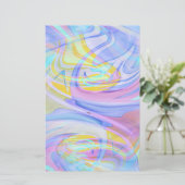 Papeterie hologramme pastel (Debout devant)