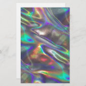 Papeterie holographique (Devant / Derrière)