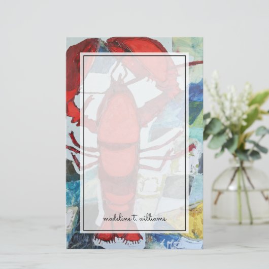 Papeterie Homard du Maine (Debout devant)