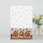 PAPETERIE HONEY BEE, MAINTIEN DE L'OEUVRE (Debout devant)