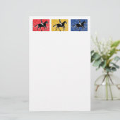 Papeterie Horse et cavalier anglais (Debout devant)