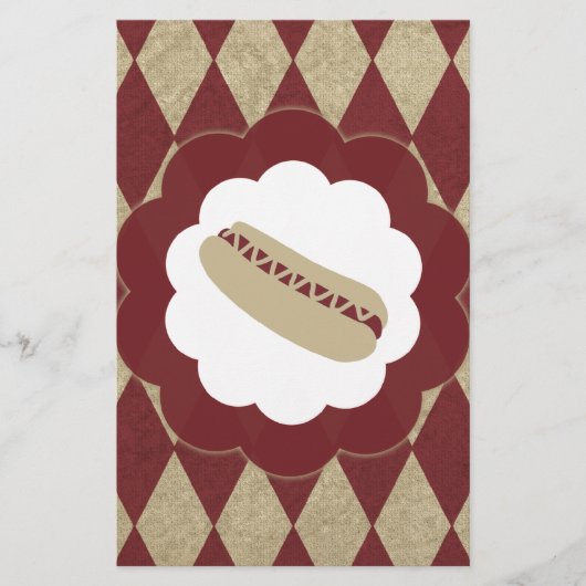 Papeterie hot dog diamonds (Devant)
