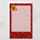 Papeterie Hot pepper danger (Devant / Derrière)