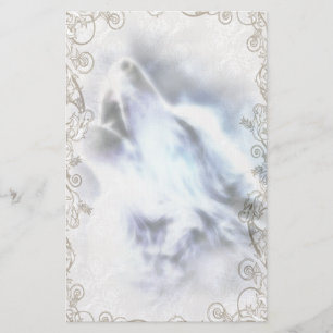 Papeterie Howling Wolf Native American Stationery