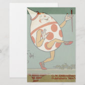 Papeterie Humpty Dumpty, Vintage Mère Goose Nursery Rhyme (Devant / Derrière)