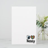 Papeterie I Coeur (Amour) Lapin (Debout devant)