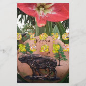 Papeterie I (Coeur) Kenya Buffalo Patch/Print (Devant)