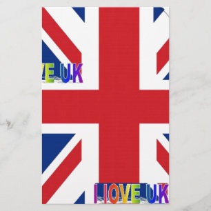 Papeterie I Love UK Art Print