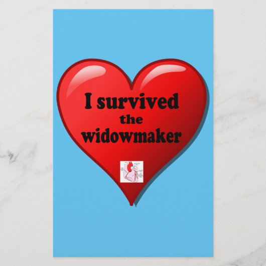 Papeterie I Survived the widowmaker (Devant)