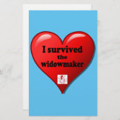 Papeterie I Survived the widowmaker (Devant / Derrière)