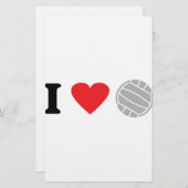 Papeterie icône volley-ball (Devant / Derrière)