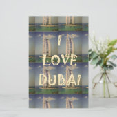 Papeterie Iconic Dubai : "I Love Dubai" Vector Graphisme (Debout devant)