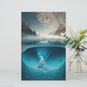 Papeterie Icy Mountain View (Debout devant)