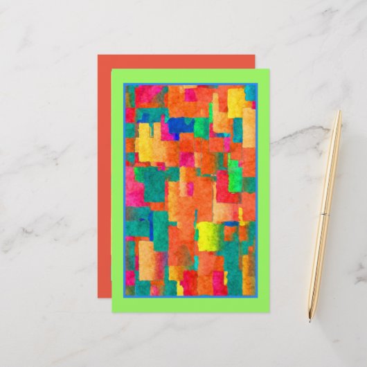 Papeterie Idées papier d'enveloppement de savon Moderne sur (Devant/Arrière en situation)