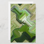 Papeterie Iguana verte (Devant / Derrière)