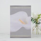 Papeterie Illustration Calla Lily Lignes facultatives Papier (Debout devant)