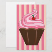 Papeterie Illustration de dessert d'été sucré (Devant / Derrière)