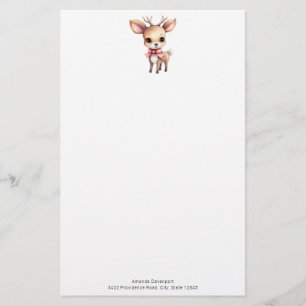 Papeterie Illustration de dessin animé de cerfs de bébés mig