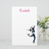 Papeterie Illustration de la danseuse hip hop cool (Debout devant)