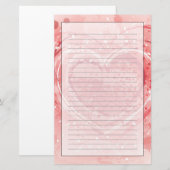 Papeterie Illustration de Saint-Valentin (Devant / Derrière)