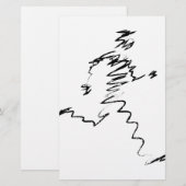 Papeterie Illustration du cool du coureur (Devant / Derrière)