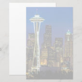 Papeterie Image d'horizon de Seattle en quelques heures de (Devant / Derrière)