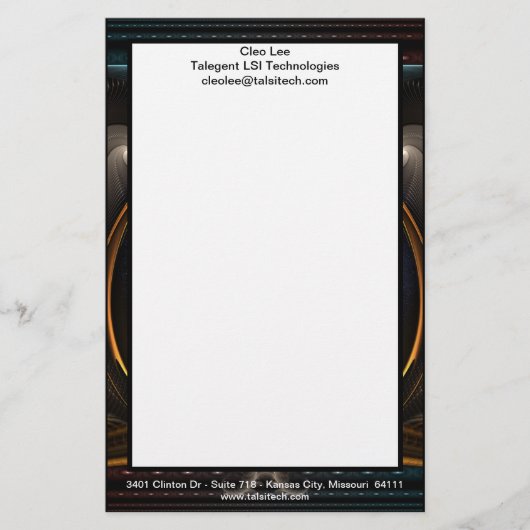 Papeterie Imperial View Fractal Art Stationnaire (Devant)