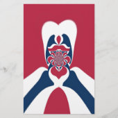 Papeterie Impression Abstraite E.T. (Devant)