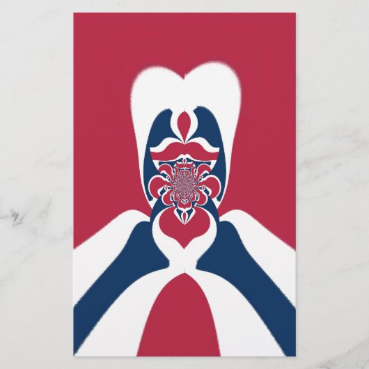 Papeterie Impression Abstraite E.T. (Devant)