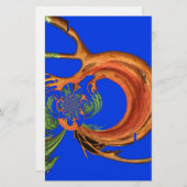 Papeterie Impression Acacia Circle Art (Devant / Derrière)