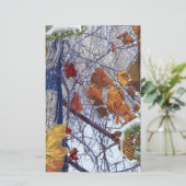 Papeterie Impression Camion de la première forêt d'hiver de (Debout devant)