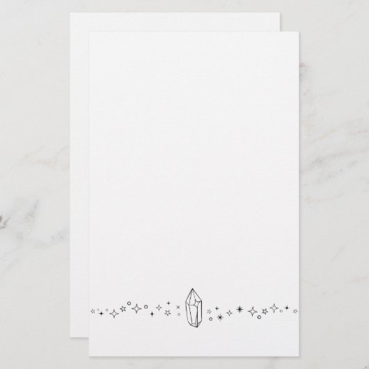 Papeterie Impression cristalline fixe (Devant / Derrière)