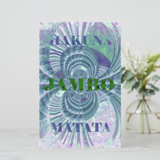 Papeterie Impression d'art Aurora Matata (Debout devant)