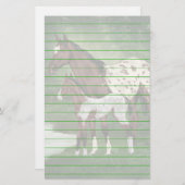 Papeterie Impression de la nageoire et du foin de l'Appaloos (Devant / Derrière)