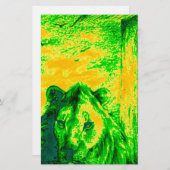 Papeterie Impression Fluorante Lion Art Vision Night (Devant / Derrière)