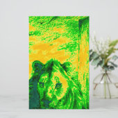 Papeterie Impression Fluorante Lion Art Vision Night (Debout devant)