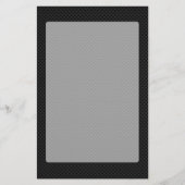 Papeterie Impression noire en fibre de carbone (Devant)