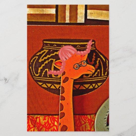 Papeterie Imprimer Casquette Giraffe (Devant)