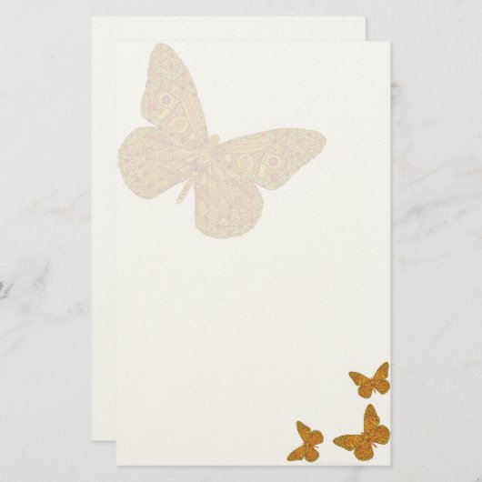 papeterie indienne Monarch (Devant / Derrière)