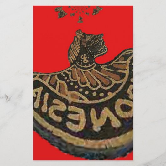 Papeterie Indonésie Marionnette Javanaise Art culturel (Devant)