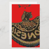 Papeterie Indonésie Marionnette Javanaise Art culturel (Devant / Derrière)