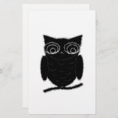 Papeterie Inkblot Owl (Devant / Derrière)