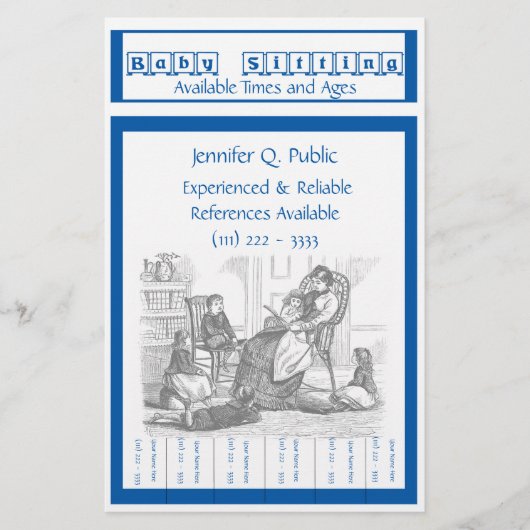 Papeterie Insecte de babysitter avec des étiquettes de (Devant)