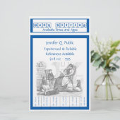 Papeterie Insecte de babysitter avec des étiquettes de (Debout devant)