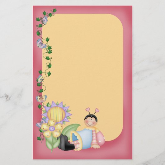 Papeterie Insecte et papillons (Devant)