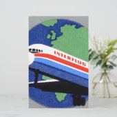 Papeterie INTERFLUG - Compagnie aérienne nationale de DDR, A (Debout devant)